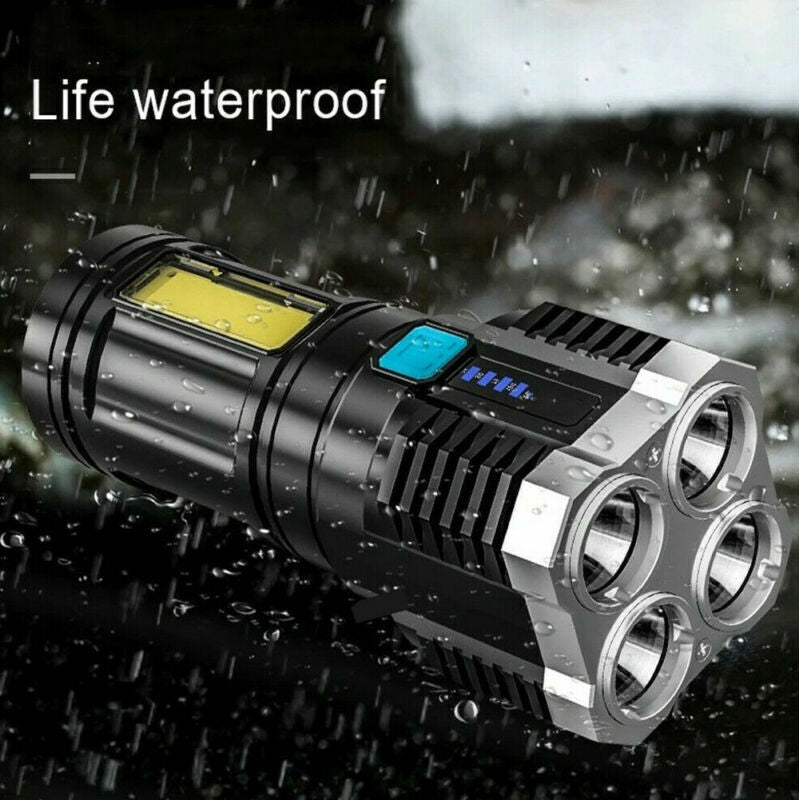 Torch LED Flashlight USB