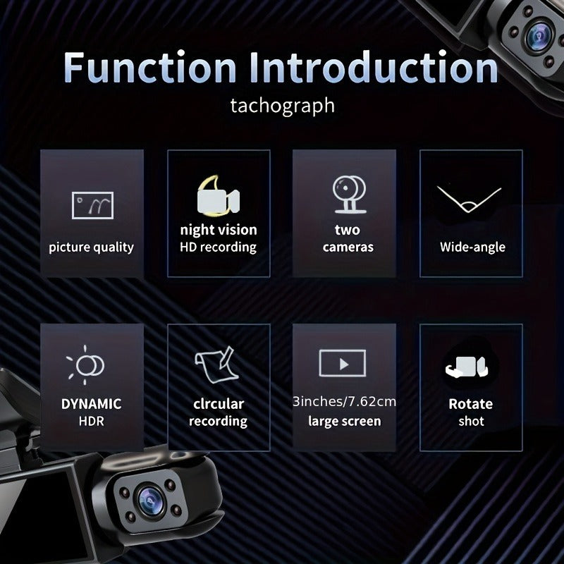 Dash Cam M8 With 32G Memory Card
