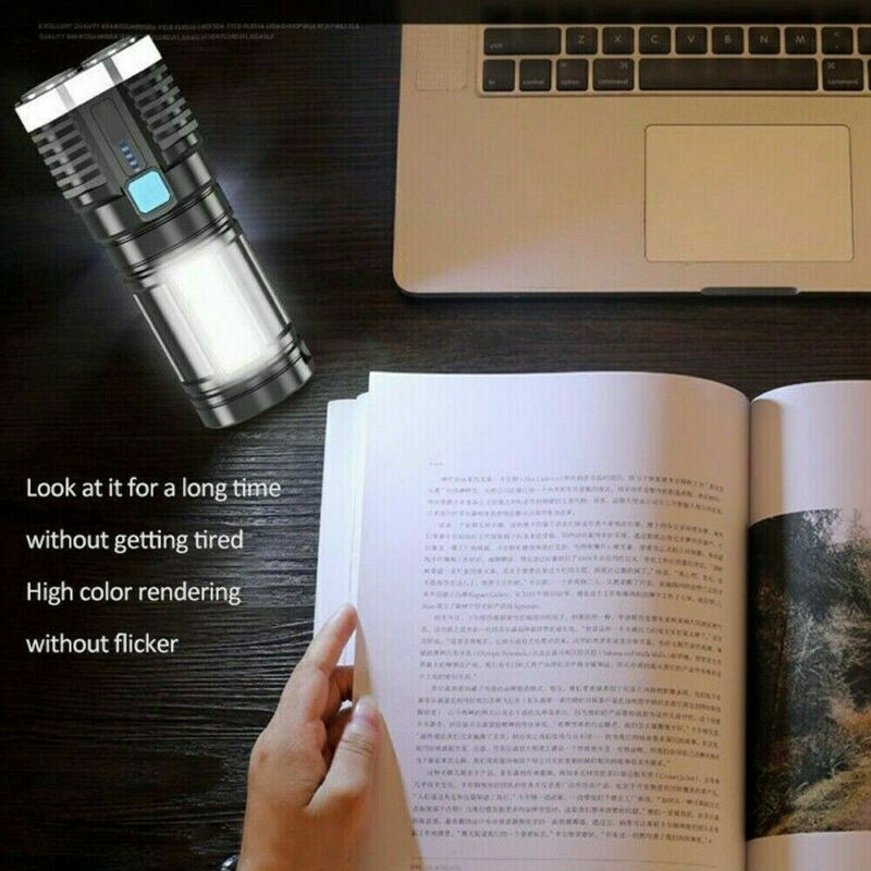 Torch LED Flashlight USB