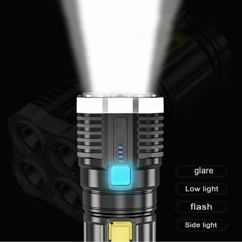 Torch LED Flashlight USB