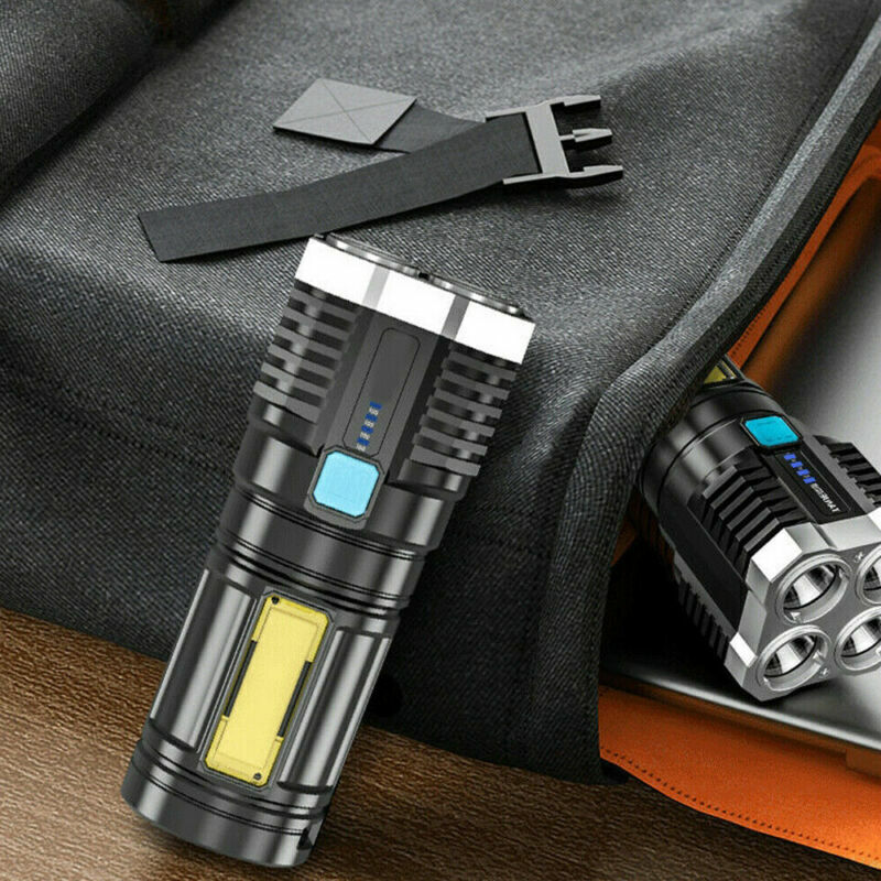 Torch LED Flashlight USB