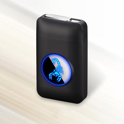 LED Light Screen Cigarette Box Electronic Cigarette Lighter