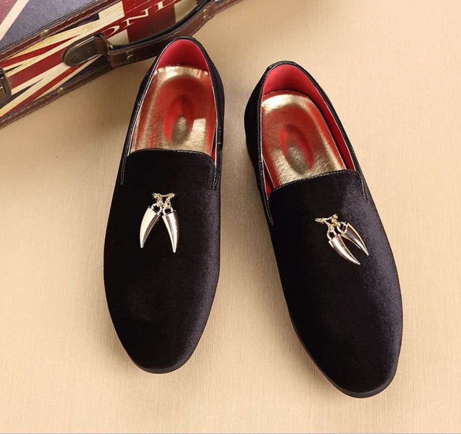 Peas leather hair stylist shoes