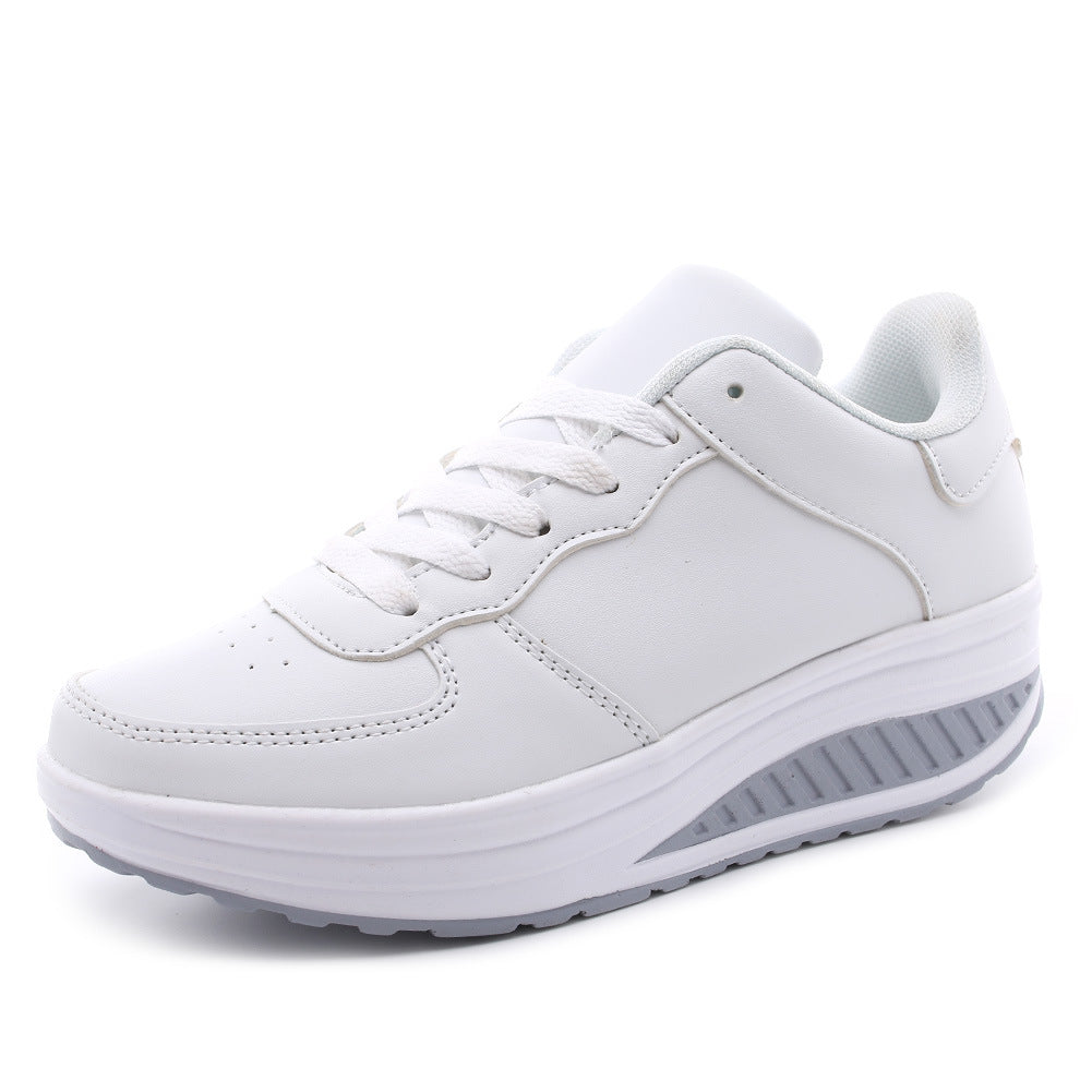 Women Flying Woven Leather Shoes