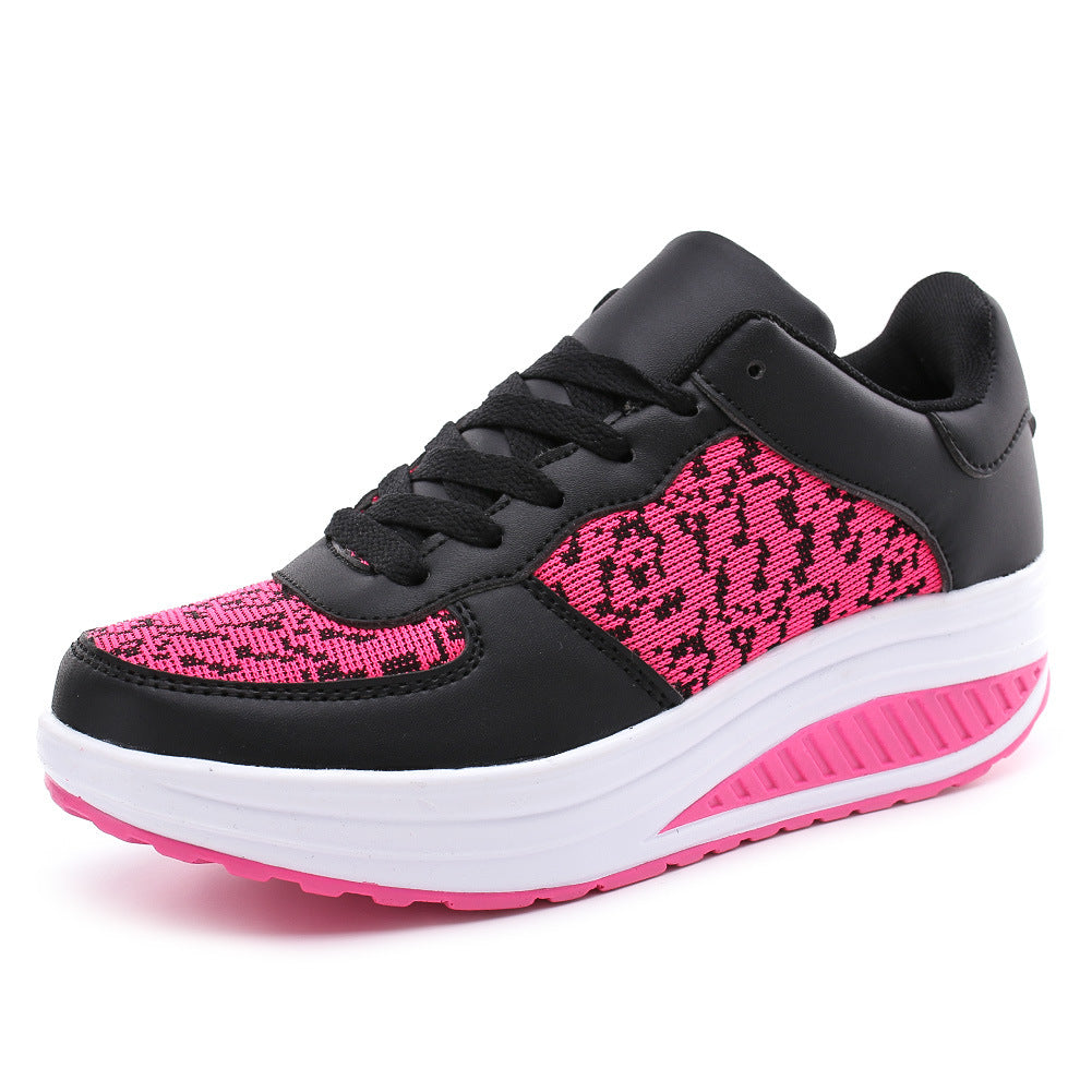 Women Flying Woven Leather Shoes
