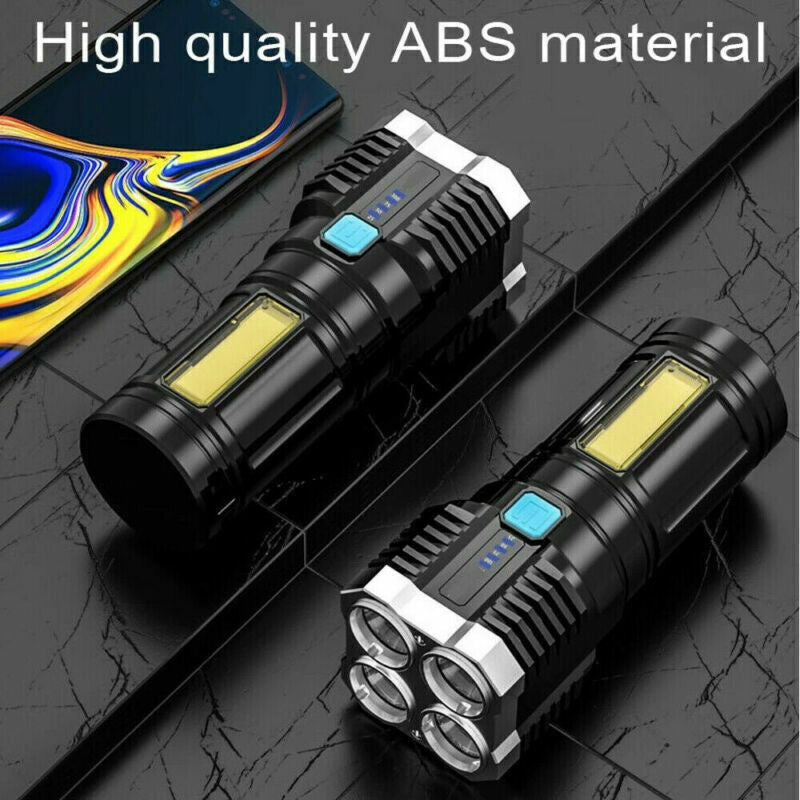Torch LED Flashlight USB