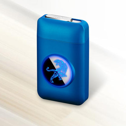 LED Light Screen Cigarette Box Electronic Cigarette Lighter