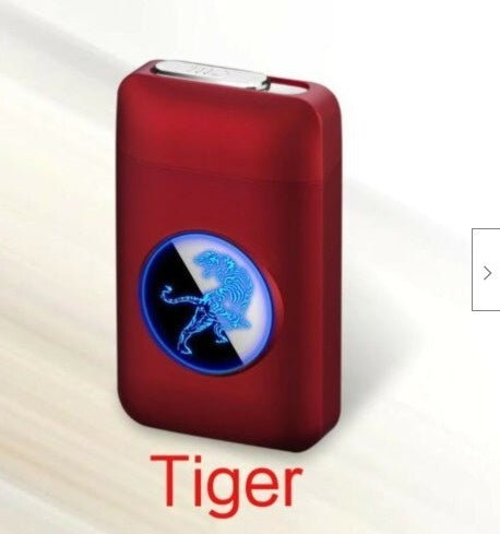 LED Light Screen Cigarette Box Electronic Cigarette Lighter