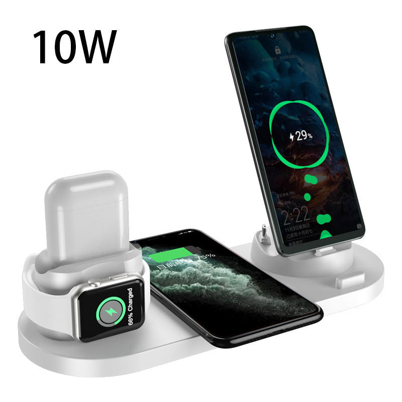 Fast Charger For Phone Fast Charging Pad For Phone Watch 6 In 1 Charging Dock Station