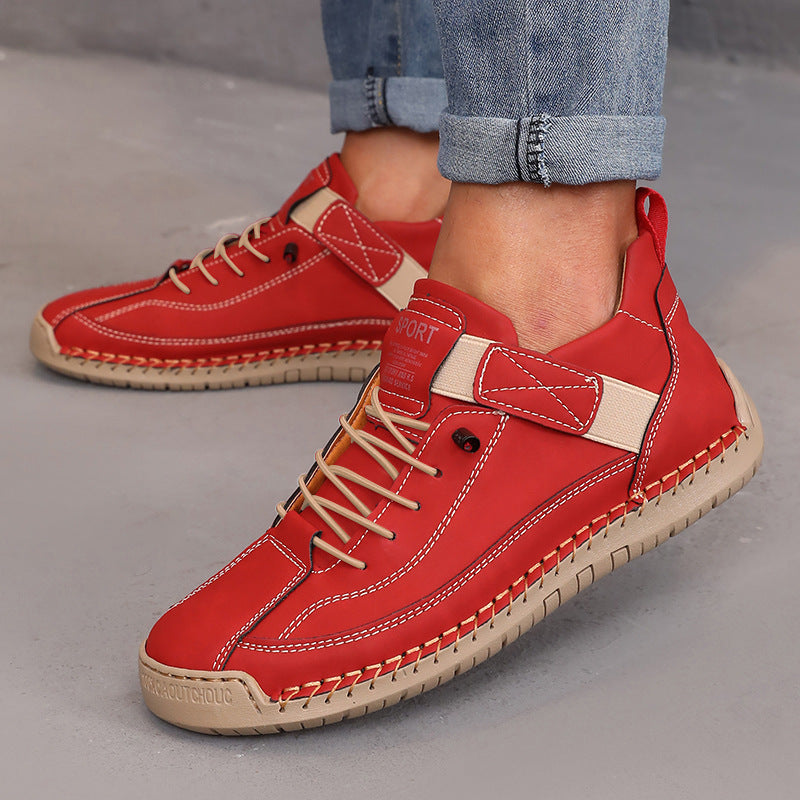 Leather Boots For Outdoor Casual Wear Available In Large Sizes For Both