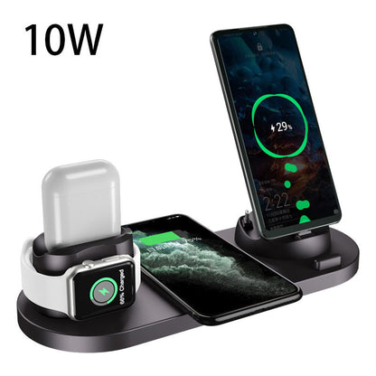 Fast Charger For Phone Fast Charging Pad For Phone Watch 6 In 1 Charging Dock Station