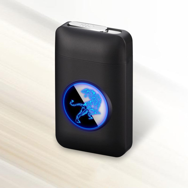 LED Light Screen Cigarette Box Electronic Cigarette Lighter