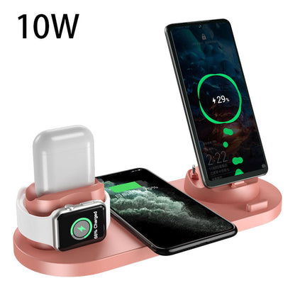 Fast Charger For Phone Fast Charging Pad For Phone Watch 6 In 1 Charging Dock Station