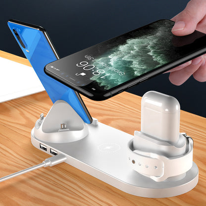 Fast Charger For Phone Fast Charging Pad For Phone Watch 6 In 1 Charging Dock Station