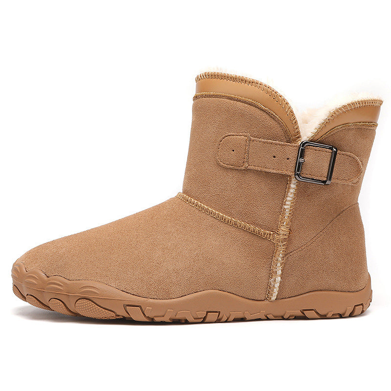 Leather Anti-Slip Five-Finger Shoes For Couples Wear-Resistant