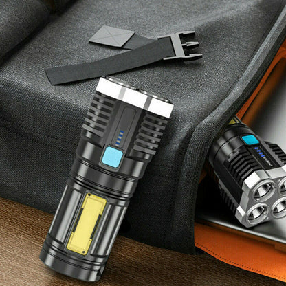 Torch LED Flashlight USB