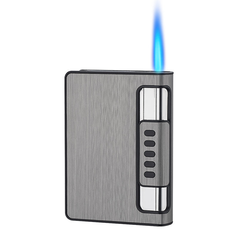 Anti-compression Automatic Cigarette Case Inflatable Lighter